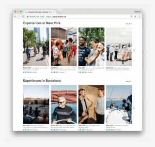 Personalized Shopping Experiences Airbnb Homepage
