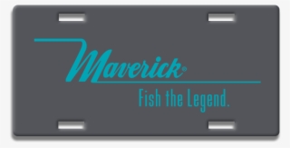 Maverick Aluminum License Plate