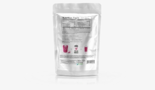 Raw Nutritional Pure Acai Powder Pouch Back View With