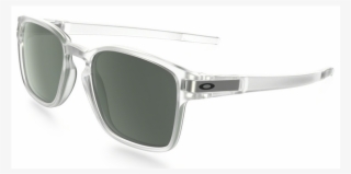Oakley Latch Square Matte Clear With Dark Grey Lenses