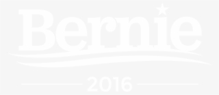 Bernie Sanders 2016 Logo Black And White