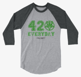 Stoned Cult "420" 3/4 Sleeve Raglan Shirt