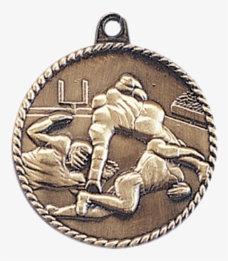 Football High Relief Medal
