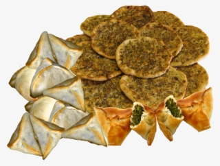 Spinach, Meat, Zaatar And Cheese Baked Pies