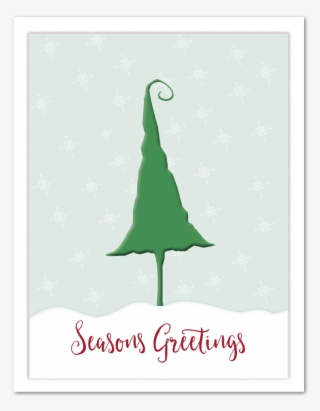 Who Tree Holiday Greeting Card