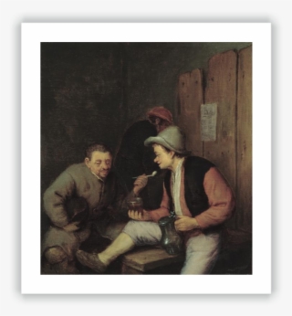 Peasants Smoking And Drinking In A Tavern