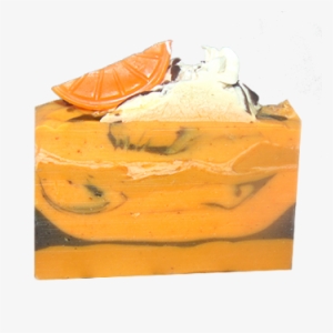 Mandarine Orange Flaxseed Soap - Orange