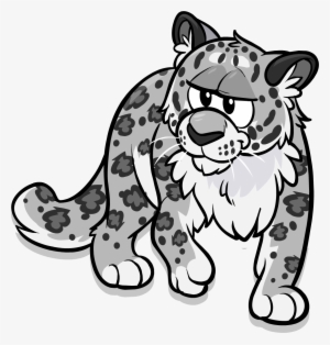Cp Snow Leopard - Club Penguin Snow Leopard