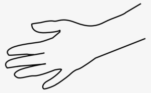 Handshake Free Clipart - Hand Clipart Black And White