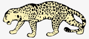 Small - Arabian Leopard Clipart