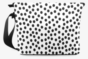 Black Polka Dot Design Crossbody Bag - Polka Dot
