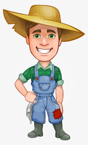 Working Vector Farmer - Cartoon Farmer Png