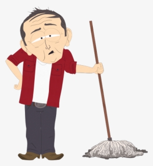 Janitor And Farmer - Drawing
