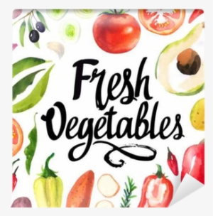 Illustration With Watercolor Food - Food