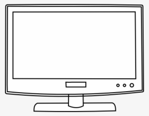 Clipart Info - Colour Tv Clipart Black And White