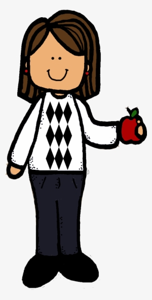 Little Girl Clipart Transparent Background - Teacher Clip Art Transparent Background