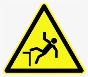 Falling Man Sign - Trip Hazard Warning Sign