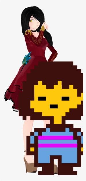 Cinder Fall And Frisk - Frisk Y Chara Sprites