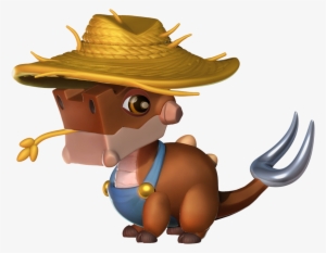 Farmer Dragon Baby - Portable Network Graphics