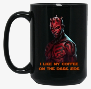 Darth Maul I Like My Coffee On The Dark Side Bm15oz - Star Wars Darth Maul Art