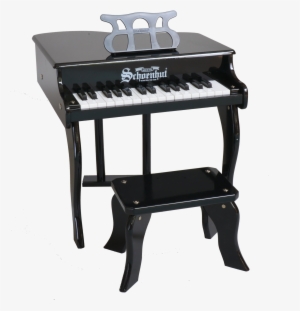 Schoenhut Fancy Baby Grand Piano 30-key Black - Schoenhut Baby Piano