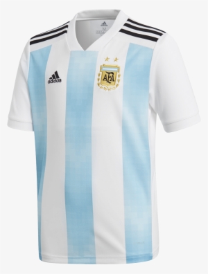Adidas 2018 Argentina Home Replica Jersey Youth - Argentina Home Kit 2018 Png