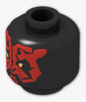 Minifig Head With Sw Darth Maul Pattern - Explosive Weapon