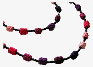 Small Textile Beads - Necklace