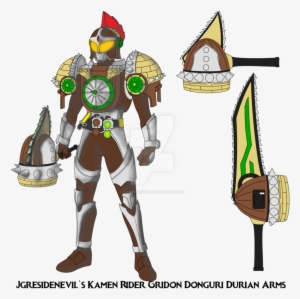 Commission Kamen Rider Gridon Donguri Durian Arms By - Kamen Rider Durian