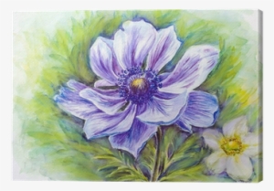 Canvas Print • Pixers® • We Live To Change - Watercolor Painting