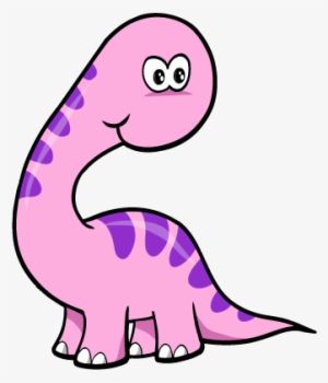 Dinosaurs Clipart Pink Purple - Pink And Purple Dinosaur