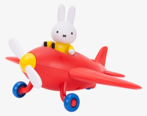 Miffy Little Red Plane - Transparent Toy Plane