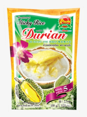 Instant Sticky Rice With Durian - Madam Pum Brand