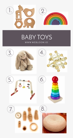 Baby Toys - Manhattan Toy Skwish Natural Rattle And Teether Grasping