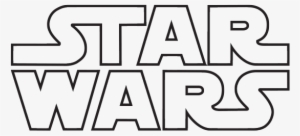 Logo Star Wars - Star Wars Logo Black And White