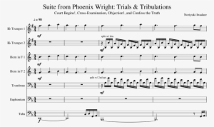 Suite From Phoenix Wright - Sheet Music