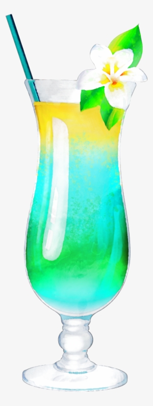 Hand-painted La Mer Drink Png Transparent Material - Cocktail Hd Png