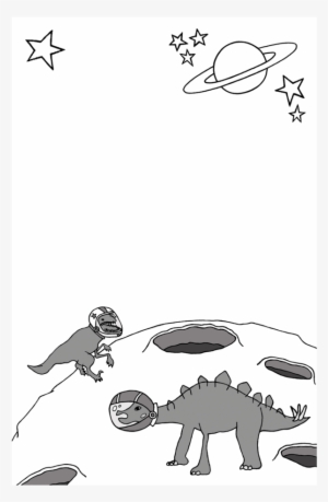 Space Dinosaurs Notepad