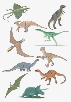 Dinosaurs Clip Art - Dinosaur Cartoon Art Pillow Case