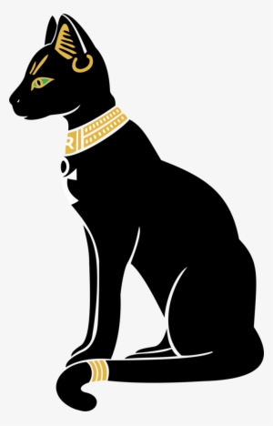 Shadow Cats Watercolor Png - Egyptian Cat