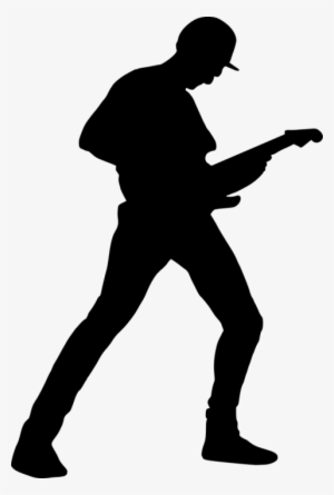 Guitar Player Png Svg Transparent Download - Electric Guitar Player Silhouette