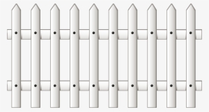 White Fence Cartoon Clip Art