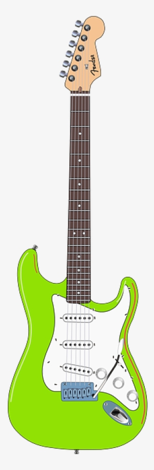 Guitar Instrument Electric Music Sound Green - Fender Stratocaster