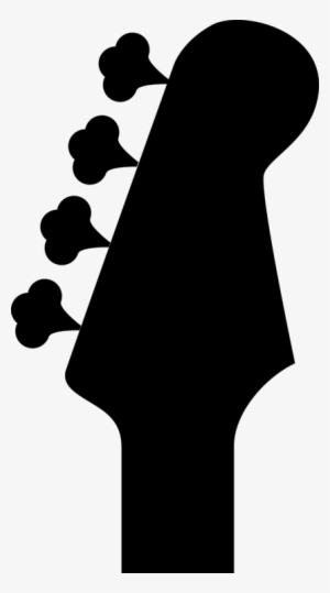 Headstock Bass Guitar Double Bass Acoustic Guitar - Bass Guitar Headstock Vector