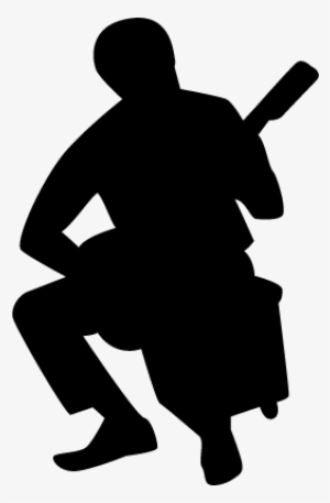 Flamenco Guitar Player Silhouette Vector - Siluetas De Personas Tocando Guitarra
