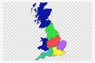 Uk Map Silhouette Clipart England Map