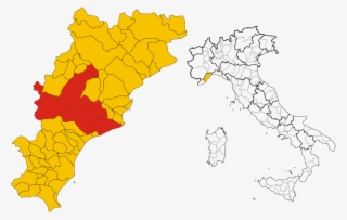 Mapa Del Marquesado De Finale En Liguria