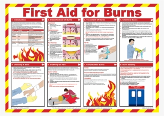 Brady Workplace Safety Poster First Aid For Burns