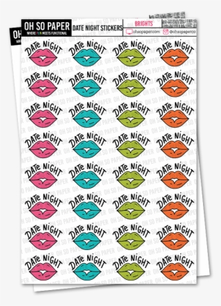 Date Night Stickers