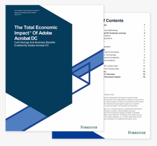 The Total Economic Impact Of Adobe Acrobat Dc Cover